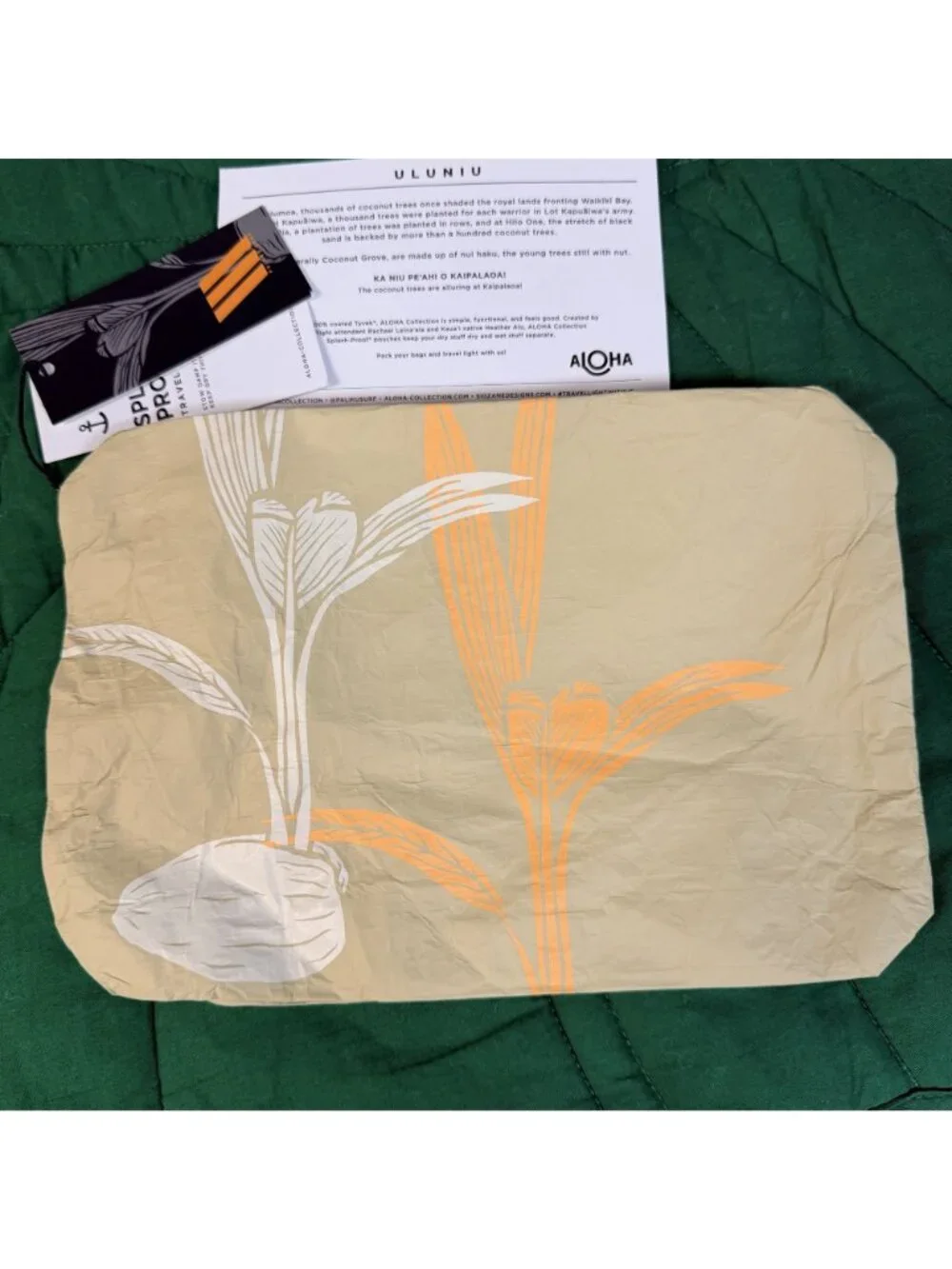 Sig Zane Aloha Collection Uluniu Small Pouch Splash Proof